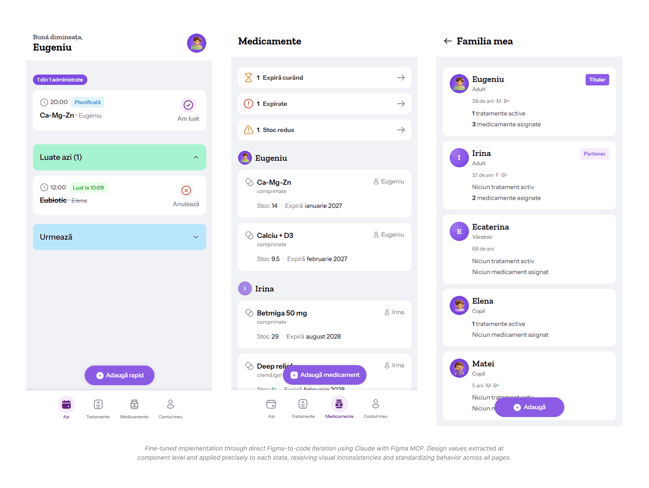 Medly, a family medication management app - screen 4